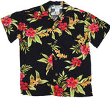 Mini Hibiscus Boy's Rayon Shirt — Boys Shirts — Two Palms