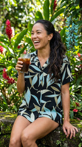 RJC Asian Serenity Women's Hawaiian Camp Shirt – Rayon, Made in Hawaii