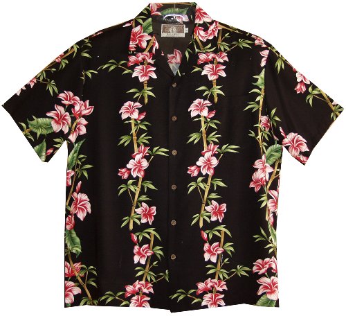 Plumeria Bamboo Panel men's kalaheo rayon — Men's Rayon Shirts — RJC (view 8)