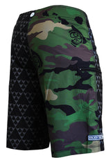 20" Army Beach HIC 8 way stretch board shorts — Boardshorts — HIC (view 3)