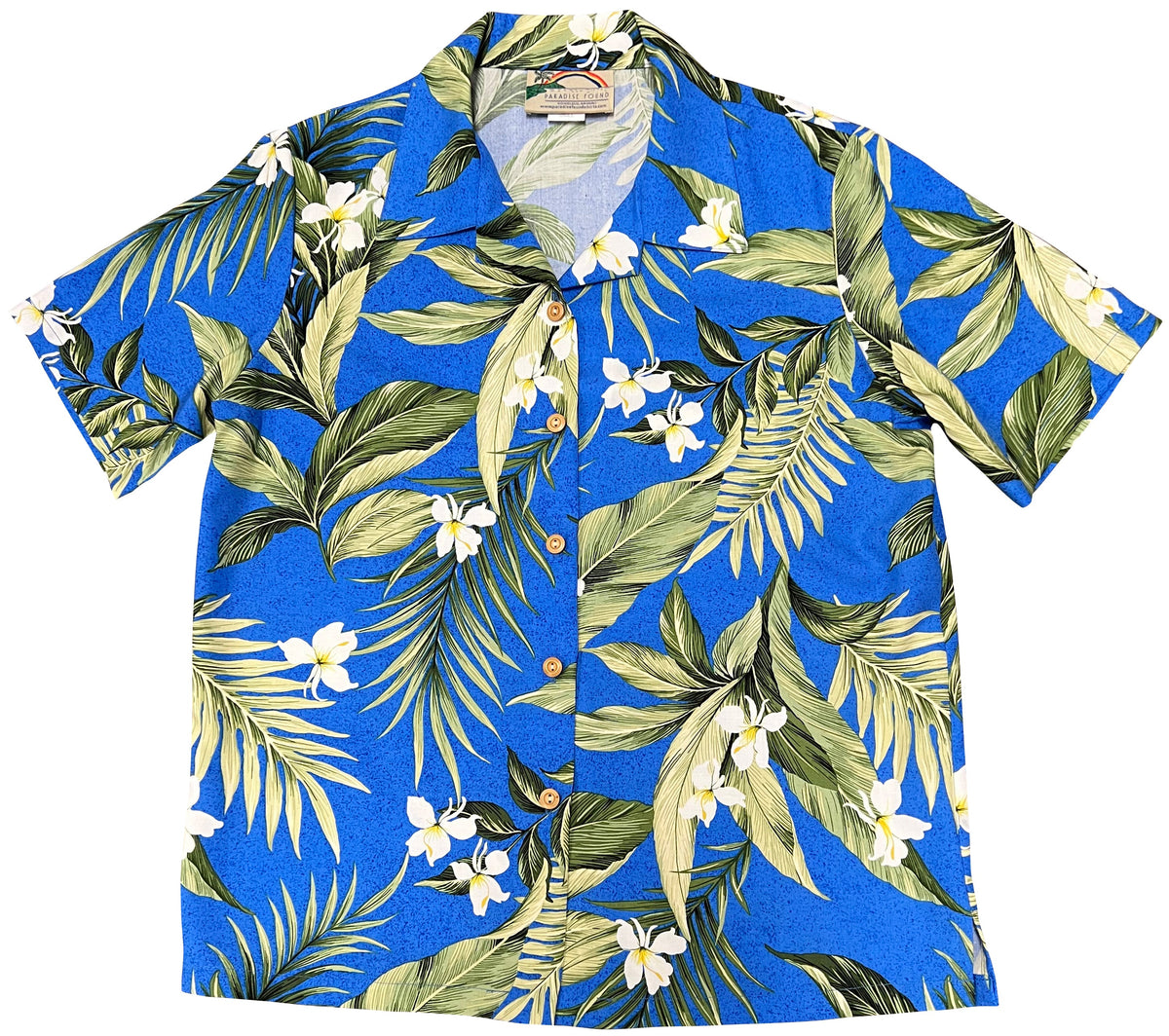 White Ginger Womens Camp Shirt — Women's Camp Shirts — Paradise Found