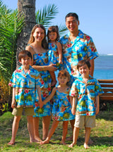 Hibiscus Hawaiian Islands Smocked Dress — Women's Sun Dresses — MauiShirts (view 4)