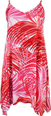 Couples Print - Alluring Breeze Women's Scarf Hem Dress