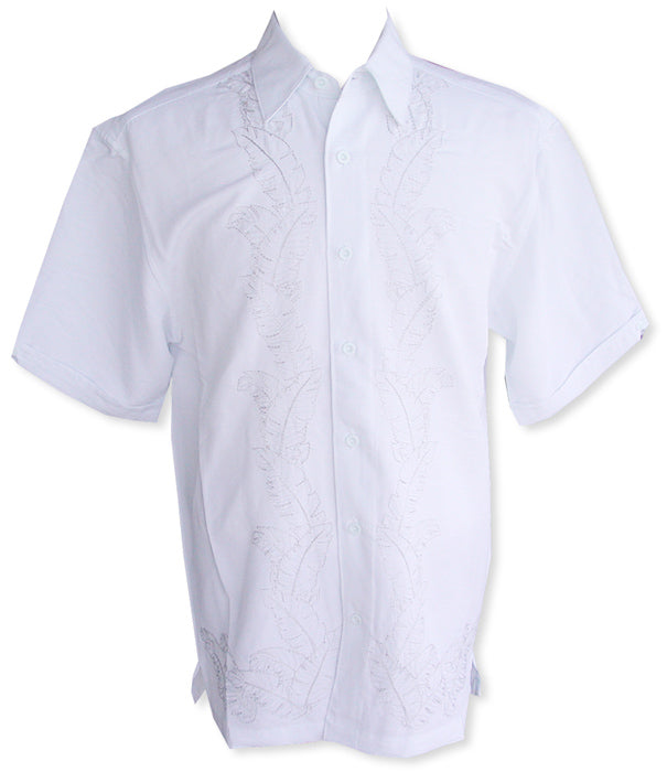 Angel Leaf Wedding White Embroidered