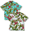 Anthurium Plumeria Women's Camp Shirt