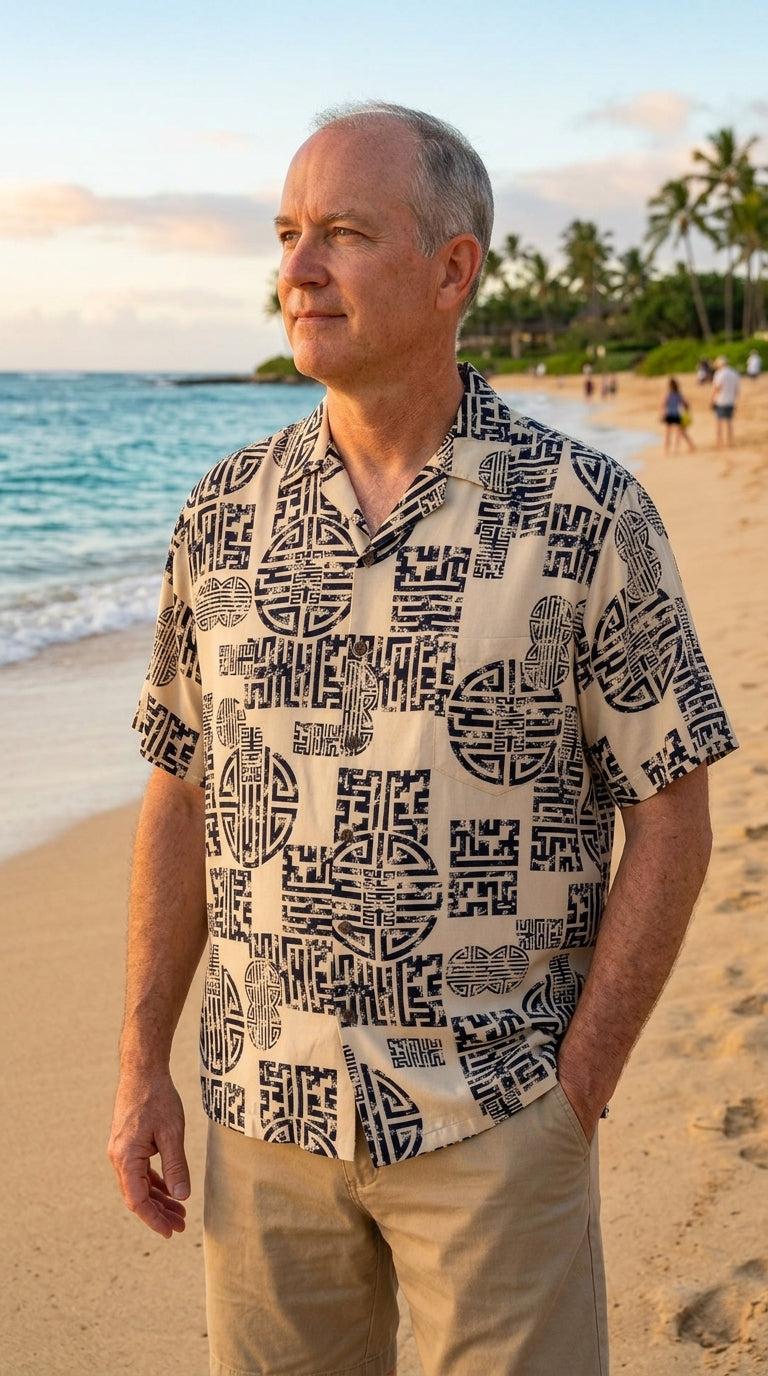 Asian Good Luck Men's Shirt