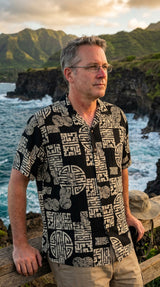 Asian Good Luck Men's Shirt