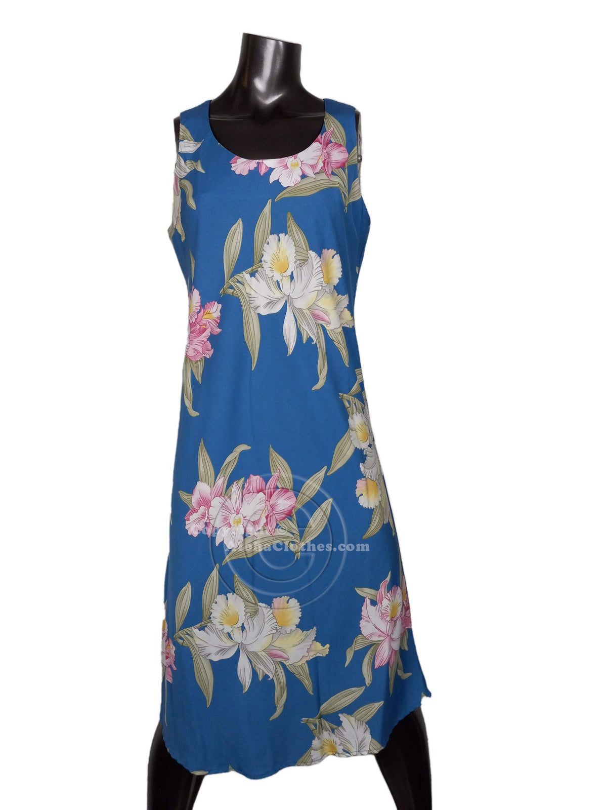 Orchid Corsage Women's Short Tank Flared Dress — Women's Tank Dresses — Paradise Found (view 4)