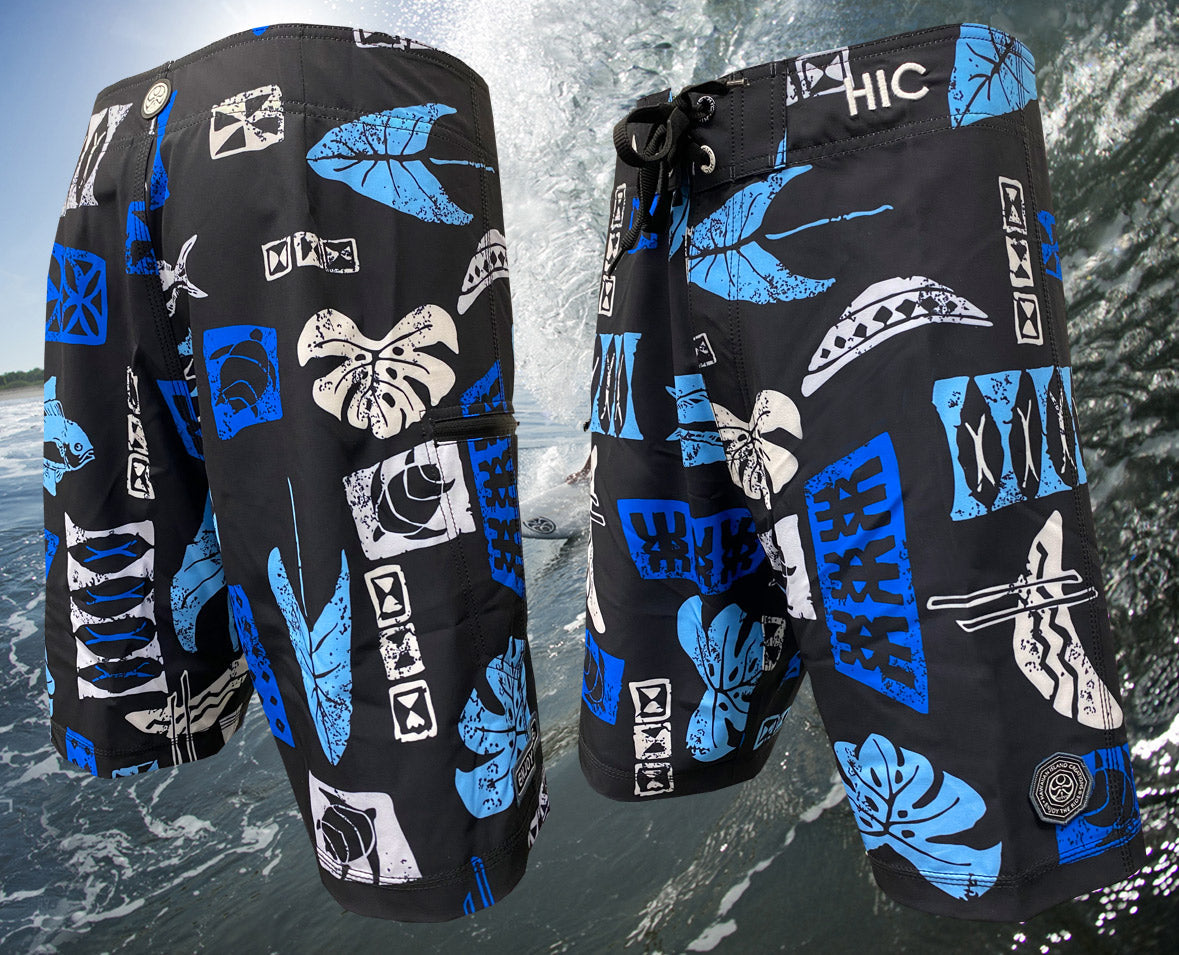 19" Mahi Mahi Palms 8 Way Stretch HIC Board Shorts — Boardshorts — HIC (view 8)