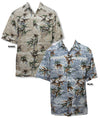 Bamboo Tranquility Men's Go Barefoot Cotton Aloha Shirt