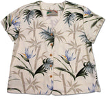 Bamboo Paradise Collarless Blouse