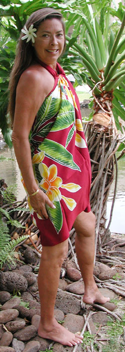Batik Full Size Beach and Pool Cover Up Sarong Pareo Wrap