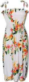 Nadina Plumeria Short Smocked Dress