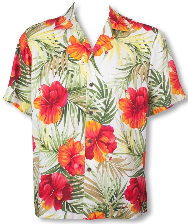 Big Hibiscus Men's Aloha Shirt