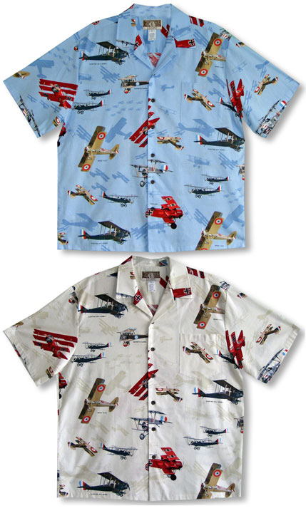 Biplane Airplanes Men's Shirt
