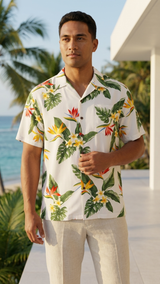 Bird of Paradise Display Men's Shirt