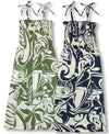Bold Beach Botanic II Smocked Tube Dress