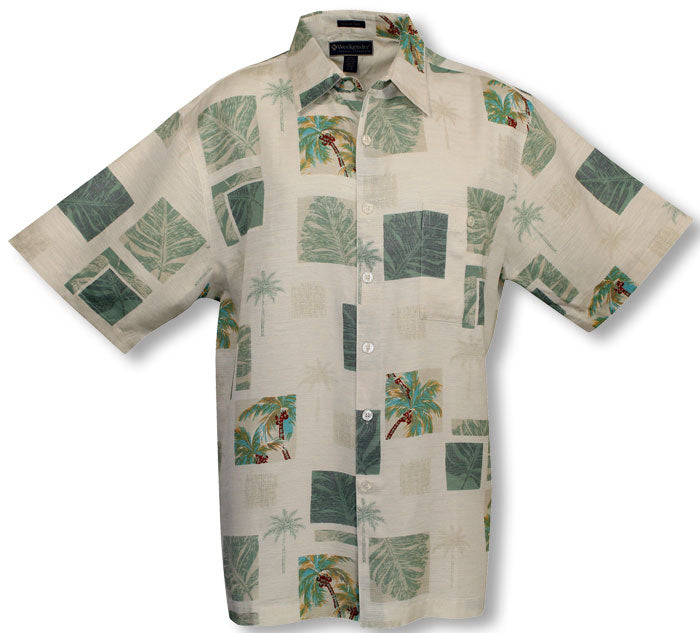 Botanical Garden Men's Weekender Silk Blend Shirt