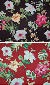 Bougainvillea Smocked Back Sarong