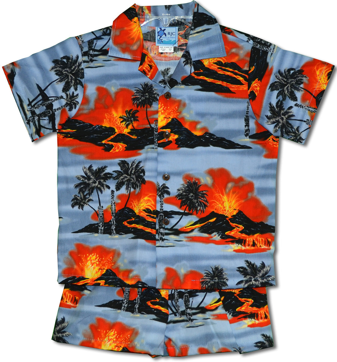 Kilauea Big Island Volcano Boy's 2pc
