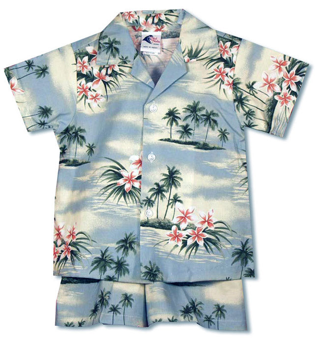 Plumeria Island boy's 2pc