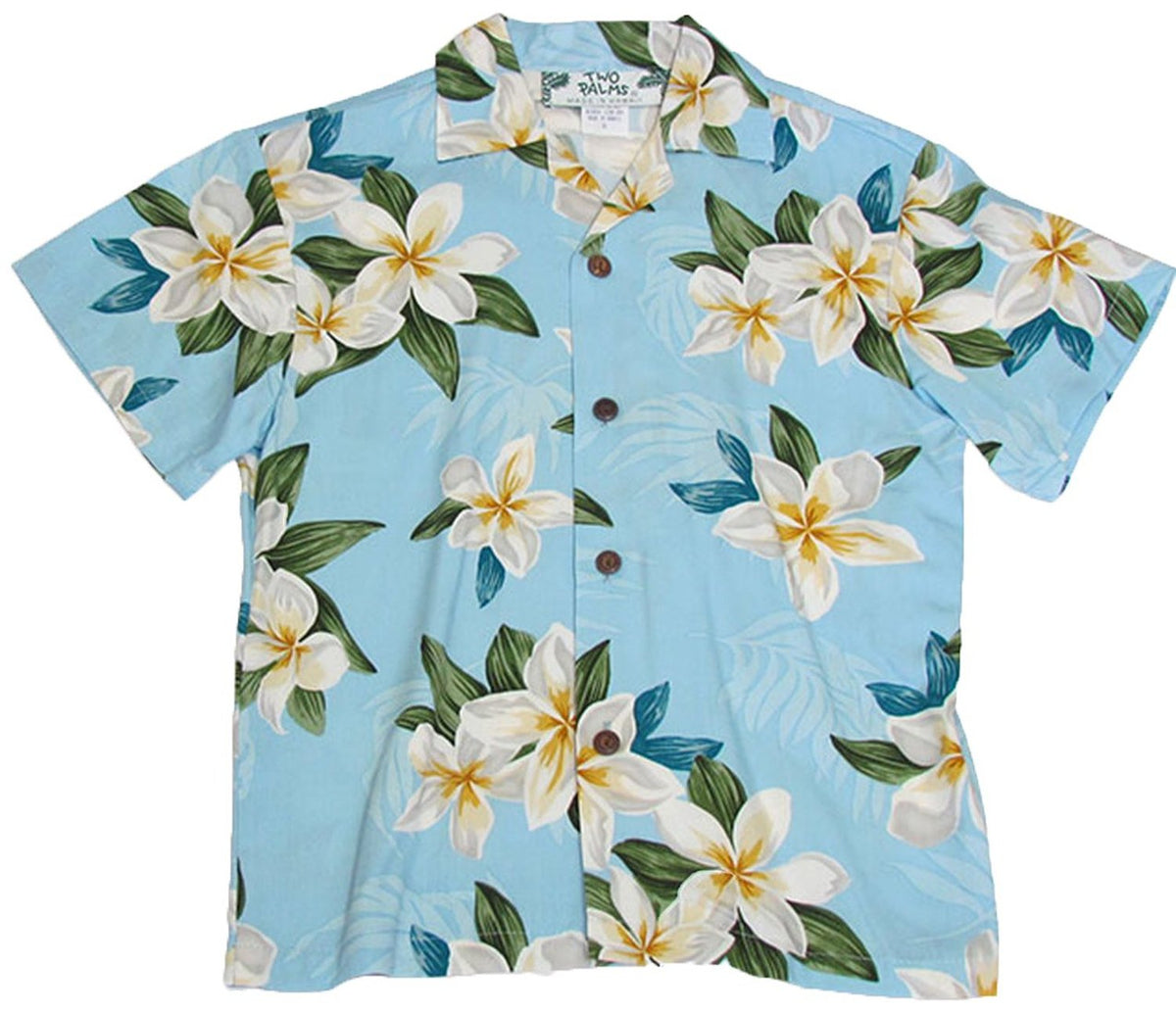 Plumeria Shower Boy's Rayon Shirt