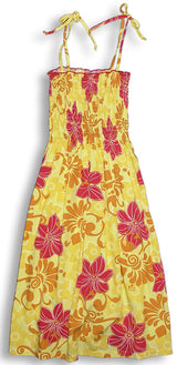 Brilliant Splash Smocked Tube Dress