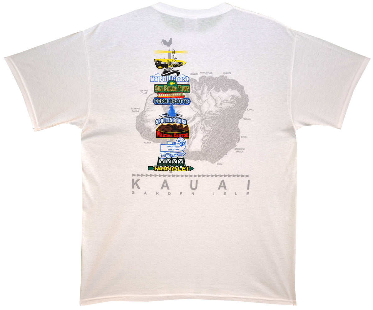 Oahu Sign Post T-Shirt — T-Shirts — RJC (view 9)
