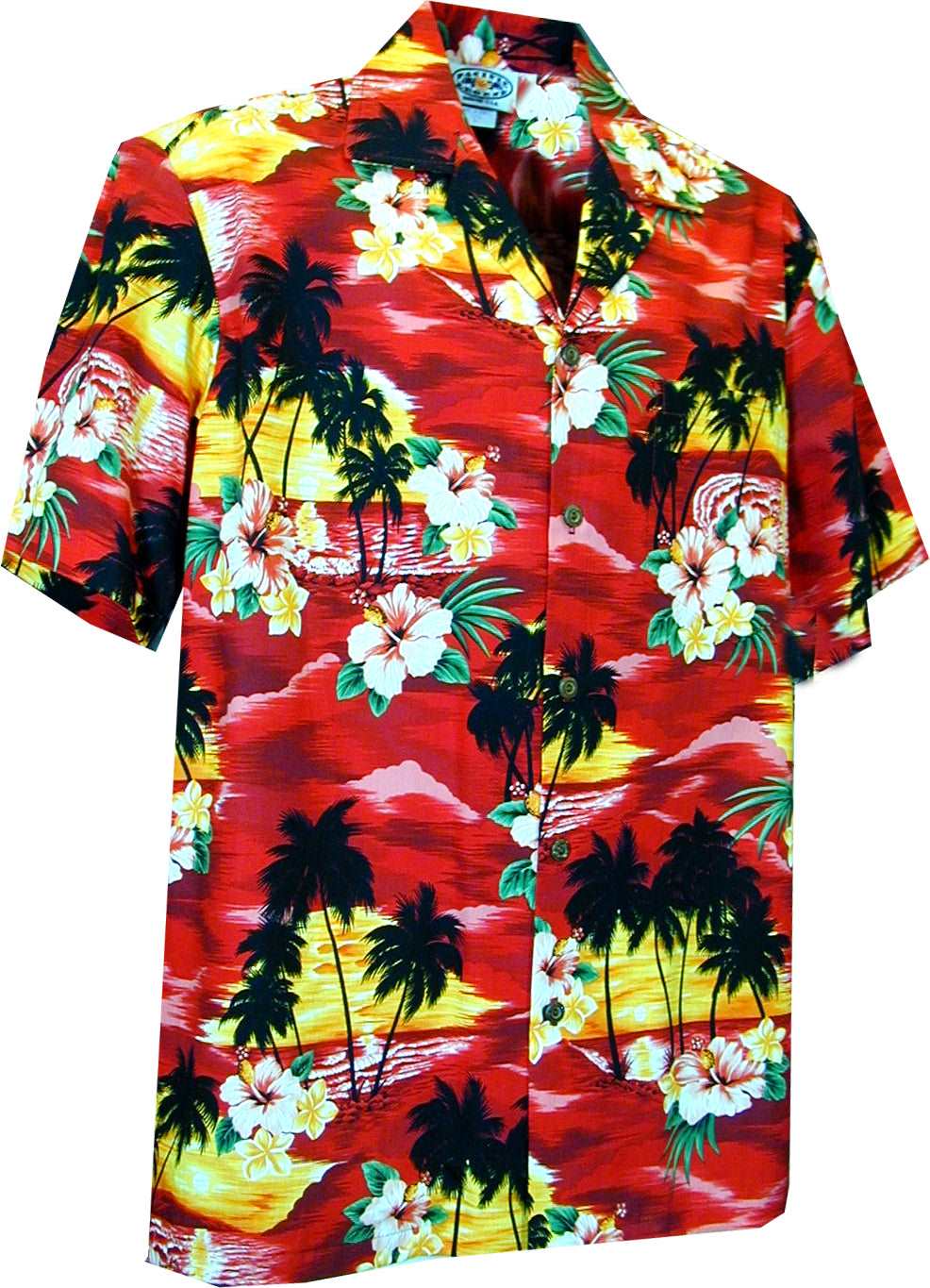 Brilliant Hawaii Sunset Boy's Shirt — Boys Shirts — MauiShirts