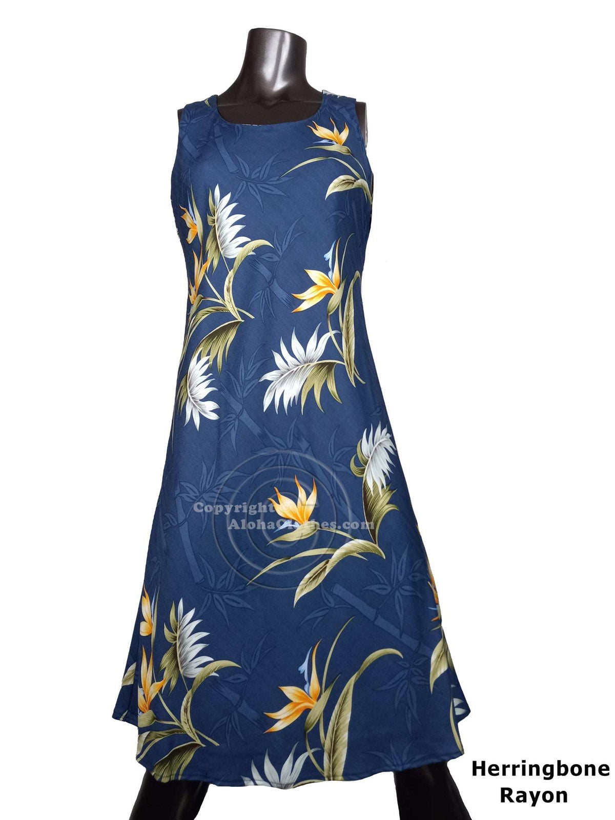 Bamboo Paradise Bias Cut Flared Tank — Women's Tank Dresses — Paradise Found (view 6)