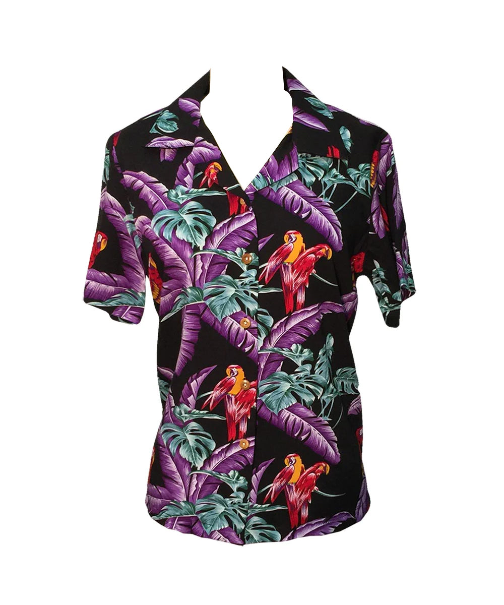 Jungle Bird women's paradise found shirt — Women's Camp Shirts — Paradise Found (view 12)
