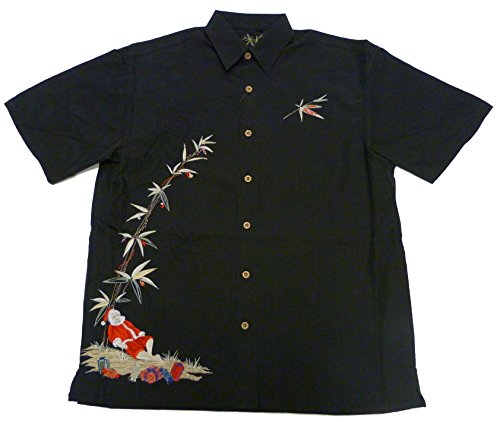 Santa Resting Embroidered Shirt — Men's Embroidered Shirts — MauiShirts (view 11)