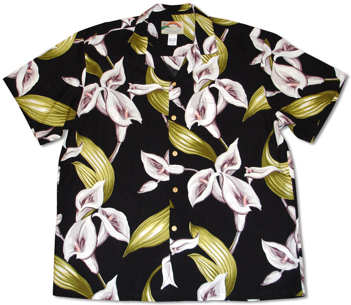 Calla Lily Men's Tom Selleck Magnum P.I. Aloha Shirt