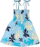 Spring Flora Girls Smocked — Girls Dresses — MauiShirts (view 5)