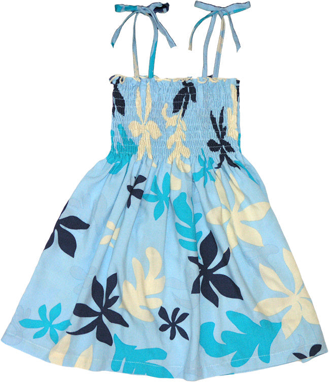 Spring Flora Girls Smocked — Girls Dresses — MauiShirts (view 5)