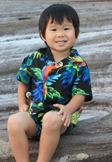 Jungle Parrots Boy's 2pc — Boys Cabana Sets — RJC (view 3)