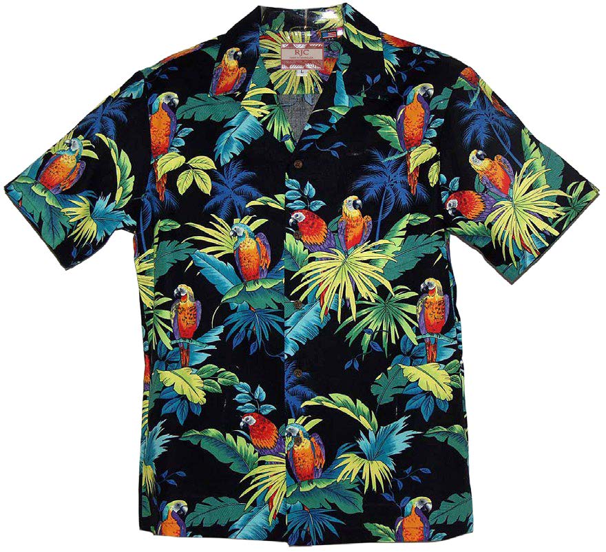 Jungle Parrot Men's Shirt — Men's Cotton Shirts — RJC (view 6)