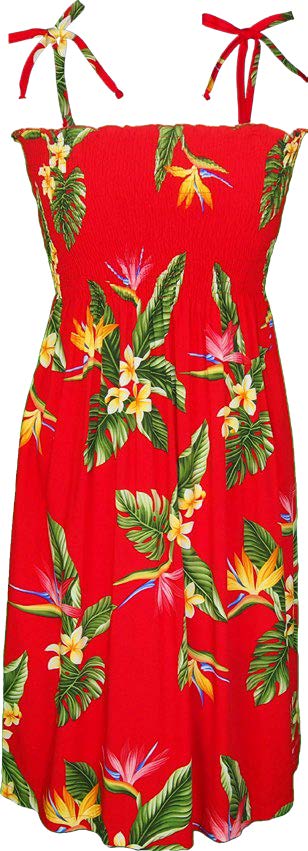 Bird of Paradise Display Smocked Tube Dress — Women's Sun Dresses — RJC