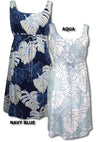 Monstera Leaf women's empire tie front