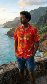 Christmas Ornaments Men's Shirt — Men's Cotton Shirts — Pacific Legend