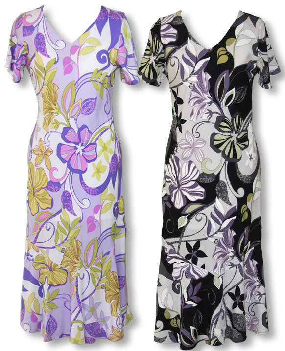 Cirque du Paradise women's cap sleeve long dress