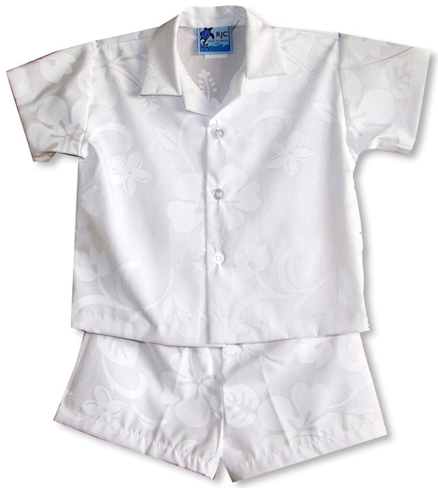 Custom Made - Classic Hibiscus Boy's 2pc