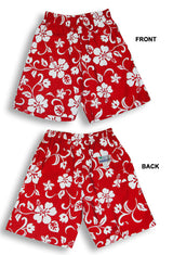 Classic Hibiscus Men's cotton Shorts