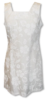 Classic Hibiscus Petite Women's Wedding White Dress