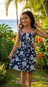 Classic Hibiscus Girl's Smocked Dress — Girls Dresses — MauiShirts