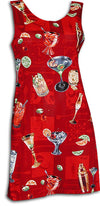 Cocktails Anyone? XS Bodycon Mini Tank