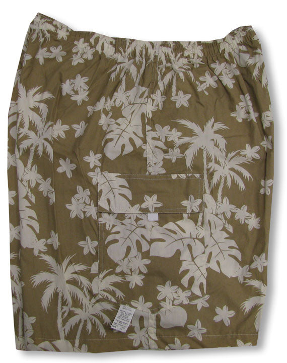 Coconut Tree Men's peached Cargo Shorts