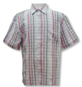 College Plaid Cubavera Textured Yarn Dyed Linen