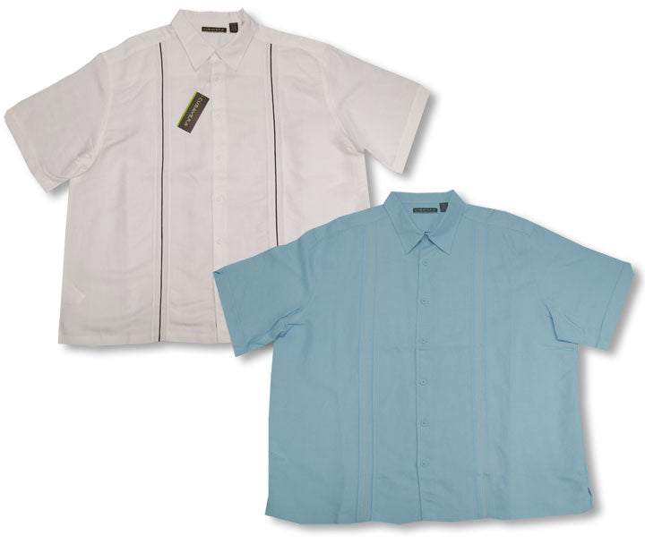 Cubavera Contrast Piping Tuck Front Panel Big
