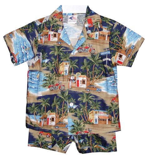 Shave Ice Shack Boy's 2pc — Boys Cabana Sets — RJC (view 8)